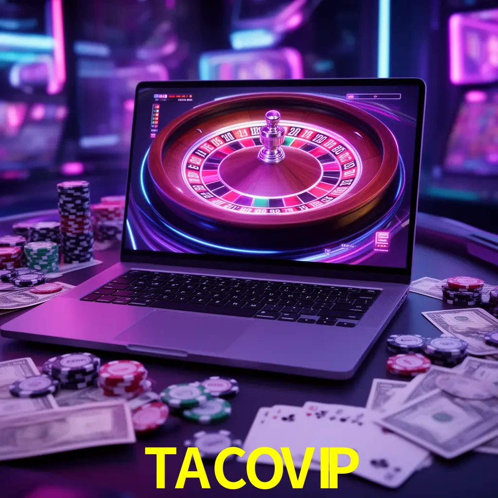 Centro móvil TACOVIP con casino, cajero, bonos, app y acceso de cuenta para México